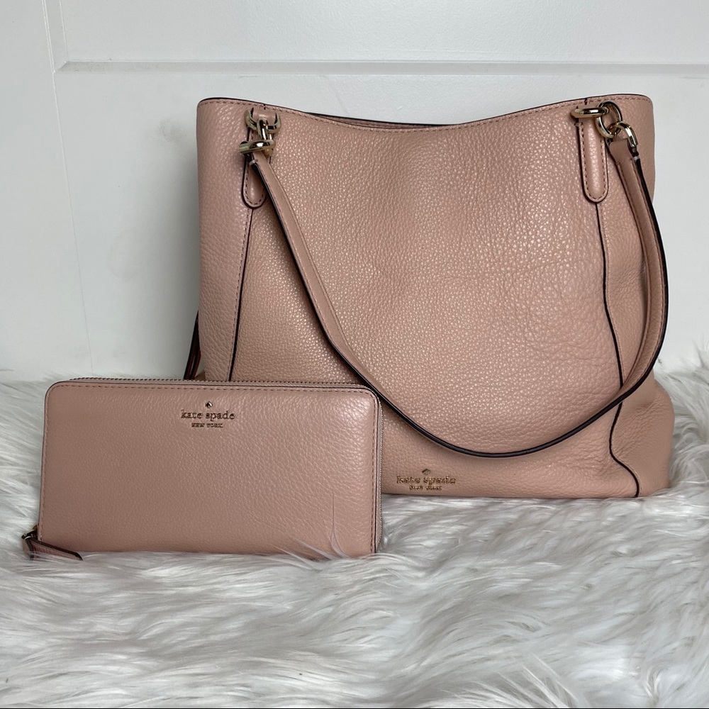 Kate Spade Pink Leather Shoulder Bag
